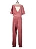 Saturday Sunday Solid Burgundy Jumpsuit Size XS - photo 2