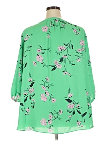 T Tahari 3/4 Sleeve Blouse (view 2)