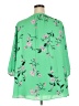 T Tahari 100% Polyester Floral Green 3/4 Sleeve Blouse Size 3X - photo 2