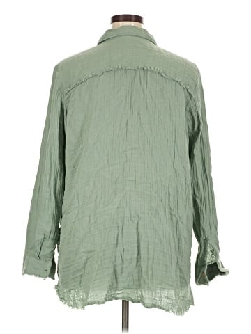 Natural Reflections Long Sleeve Button-Down Shirt (view 2)