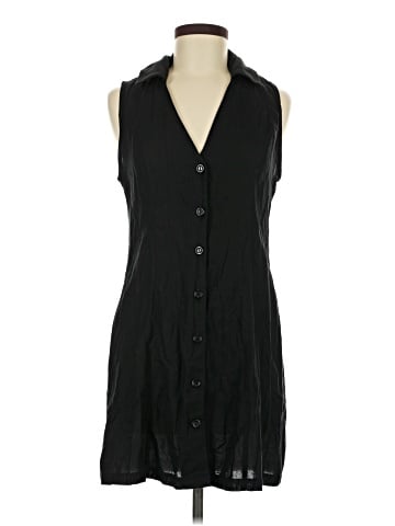 Monteau Sleeveless Button-Down Shirt (view 1)