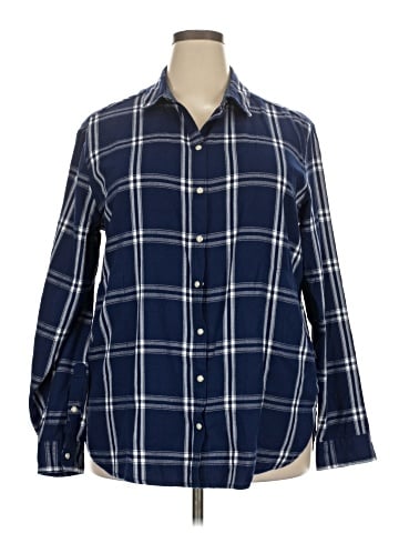 Jachs Girlfriend Long Sleeve Button-Down Shirt (view 1)