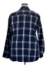 Jachs Girlfriend Plaid Blue Long Sleeve Button-Down Shirt Size XXL - photo 2