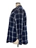 Jachs Girlfriend Plaid Blue Long Sleeve Button-Down Shirt Size XXL - photo 5