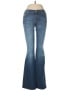 7 For All Mankind Hearts Blue Jeans Size 29 waist - photo 1