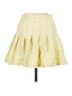 American Apparel 100% Polyester Solid Yellow Formal Skirt Size M - photo 2