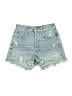 AGOLDE 100% Cotton Blue Denim Shorts Size 24 waist - photo 1