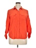 Ann Taylor Orange 3/4 Sleeve Button-Down Shirt Size 14 - photo 1