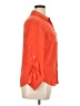 Ann Taylor Orange 3/4 Sleeve Button-Down Shirt Size 14 - photo 4