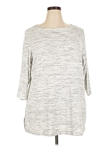 Karen Scott 3/4 Sleeve Top (view 1)