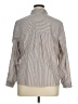 J.Jill Stripes Gray Long Sleeve Button-Down Shirt Size XL - photo 2