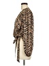 Bardot Animal Print Brown Kimono Size 6 - photo 5