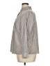 J.Jill Stripes Gray Long Sleeve Button-Down Shirt Size XL - photo 5