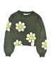H&M 100% Acrylic Floral Green Pullover Sweater Size 16 - 18 - photo 1