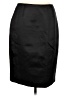Chetta B 100% Polyester Solid Black Formal Skirt Size 12 - photo 1