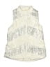 Faded Glory 100% Polyester Silver Vest Size 14 - photo 1
