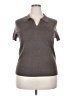 Arach & Cloz Gray Short Sleeve Turtleneck Size XXL - photo 1