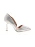 Mia Metallic Silver Heels Size 6 - photo 1