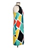Worthington Graphic Teal Cocktail Dress Size M - photo 4