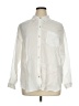 J.Jill Solid Ivory Long Sleeve Button-Down Shirt Size XL - photo 1