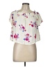 Minkpink Ivory Short Sleeve Blouse Size L - photo 1