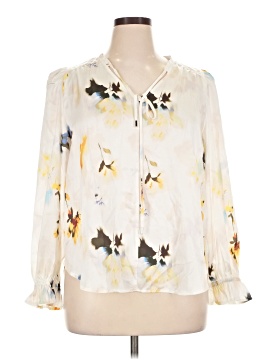 Dg^2 By Diane Gilman 3/4 Sleeve Blouse