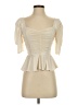Express Ivory Short Sleeve Top Size XS - photo 1