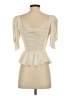 Express Ivory Short Sleeve Top Size XS - photo 2