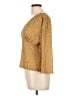 Jkara 100% Polyester Gold 3/4 Sleeve Top Size L - photo 5