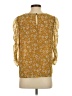 1.State 100% Polyester Yellow 3/4 Sleeve Blouse Size S - photo 2