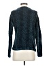 Orvis 100% Polyester Chevron-herringbone Teal Pullover Sweater Size S - photo 2