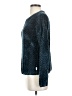 Orvis 100% Polyester Chevron-herringbone Teal Pullover Sweater Size S - photo 5