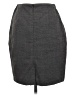 AB Studio Solid Gray Casual Skirt Size 6 - photo 2