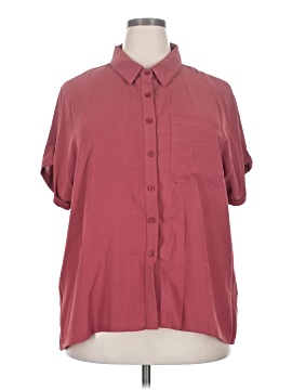 Shein Curve Short Sleeve Blouse