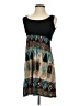 Studio 1 Graphic Brown Casual Dress Size XS - photo 1