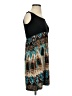 Studio 1 Graphic Brown Casual Dress Size XS - photo 4