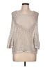 BCBGMAXAZRIA Silver Pullover Sweater Size L - photo 1