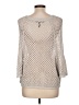 BCBGMAXAZRIA Silver Pullover Sweater Size L - photo 2