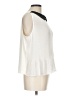 Topshop 100% Polyester Ivory Sleeveless Blouse Size 12 - photo 4