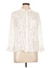 En Creme 100% Viscose Ivory Long Sleeve Blouse Size L - photo 1