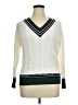 Minnie Rose 100% Cotton White Pullover Sweater Size XL - photo 1