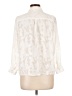 En Creme 100% Viscose Ivory Long Sleeve Blouse Size L - photo 2