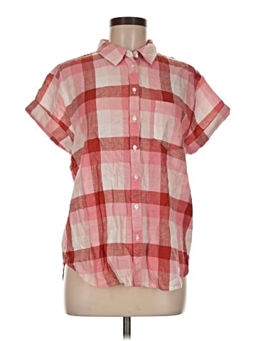 Caslon Short Sleeve Button-Down Shirt (view 1)