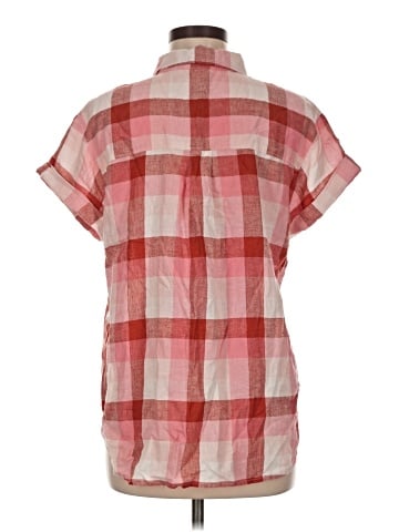 Caslon Short Sleeve Button-Down Shirt (view 2)