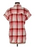 Caslon Plaid Red Short Sleeve Button-Down Shirt Size M - photo 2