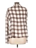 I. Madeline 100% Polyester Brown Long Sleeve Blouse Size L - photo 2