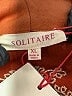 Solitaire 100% Polyester Orange Cardigan Size XL - photo 7