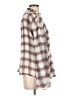 I. Madeline 100% Polyester Brown Long Sleeve Blouse Size L - photo 4