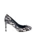 Ann Taylor Animal Print Gray Heels Size 5 1/2 - photo 1