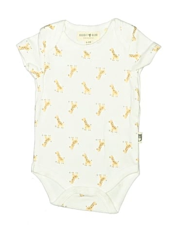 Rabbit Bear Short Sleeve Onesie (view 1)